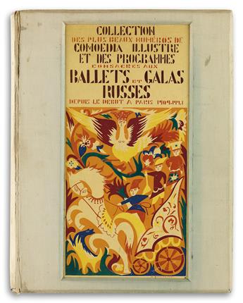 BAKST, LÉON; et al; BALLET RUSSES. Collection Plus Beaux Numéros de Comoedia Illustré et des Programmes consacrés aux Ballets ...